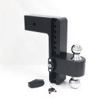 Weigh Safe 180 Hitch 10in Drop Hitch & 3in Shank (10K/21K GTWR) w/WS05 - Black Cerakote thumbnail 1