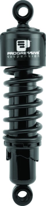 Progressive Harley-Davidson 412 Series Shocks 11.5in - Black thumbnail 2
