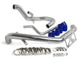 Cobb Mitsubishi Evo X Stealth Black IC Lower Hard Pipe Kit thumbnail 1
