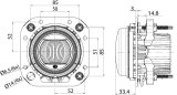 Hella 90mm L4060 LED High Beam / Driving Lamp Module thumbnail 3
