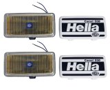 Hella 550 Series 55W 12V H3 Fog Lamp Kit - Amber thumbnail 3