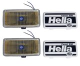 Hella 550 Series 55W 12V H3 Fog Lamp Kit - Amber thumbnail 4