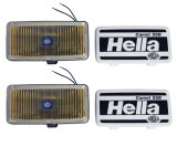 Hella 550 Series 55W 12V H3 Fog Lamp Kit - Amber thumbnail 5