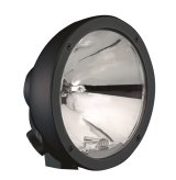Hella Rallye 4000 Compact Black Driving Lamp w/ Bulb and Stone Shield thumbnail 1