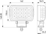 HELLA Value Fit 450 LED Lamp - 10-30 VDC 75W Driving Light Kit thumbnail 8