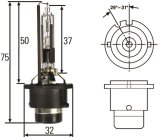 Hella HID Capsule D2R 12V 35W Bulb thumbnail 3