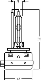 Hella HID Capsule D1S 12V 35W Bulb thumbnail 5