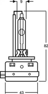Hella HID Capsule D1S 12V 35W Bulb thumbnail 6