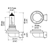 Hella Optilux H8 12V/55W XB Xenon White Bulb (pair) thumbnail 8