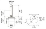 Hella Xenon D1S Bulb PK32d-2 85V 35W 4300k thumbnail 6