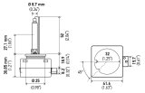 Hella Xenon D1S Bulb PK32d-2 85V 35W 4300k thumbnail 7