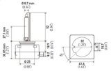 Hella Xenon D1S Bulb PK32d-2 85V 35W 5000k thumbnail 5
