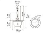 Hella Xenon D2S Bulb P32-2d 85V 35W 4300k thumbnail 6