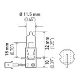 Hella BULB H3 12V 130W PK22s T3.25 thumbnail 9
