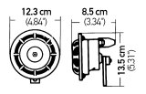 Hella Supertone Horn Set 24V 84w Black thumbnail 8