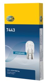 Hella Bulb 7443 12V 21/5W W3X16q T6.5 thumbnail 5
