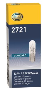 Hella Bulb 2721 12V 1.2W W2x4.6d T1.5 thumbnail 3