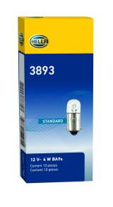 Hella Bulb 3893 12V 4W BA9s T2.75 thumbnail 5
