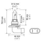 Hella Bulb 9005/HB3 12V 65W P20d T4 thumbnail 9