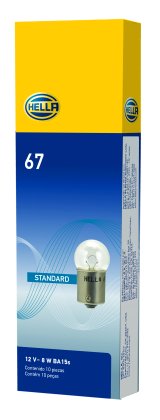 Hella Bulb 67 12V 8W 4CP BA15s G6 thumbnail 4