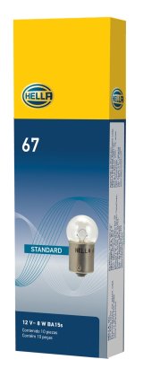 Hella Bulb 67 12V 8W 4CP BA15s G6 thumbnail 5