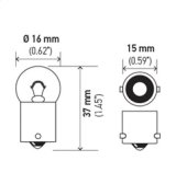 Hella Bulb 67 12V 8W 4CP BA15s G6 thumbnail 7