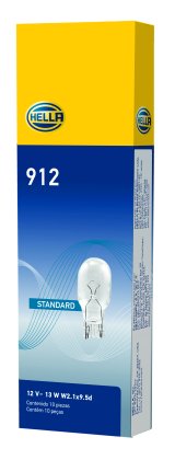 Hella Bulb 912 12V 13W W2.1X9.5d T5 thumbnail 5