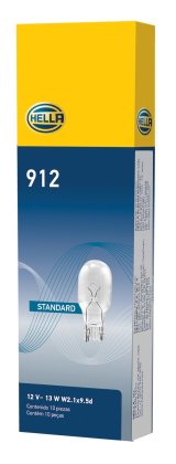 Hella Bulb 912 12V 13W W2.1X9.5d T5 thumbnail 6