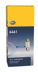 Hella Bulb 6461 12V 10W SV8.5-8 thumbnail 3