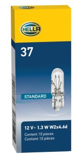 Hella Bulb 37 12V 1.3W W2X4.6d T1.75 (Min. Order QTY 10) thumbnail 5