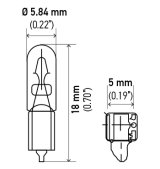 Hella Bulb 37 12V 1.3W W2X4.6d T1.75 (Min. Order QTY 10) thumbnail 6