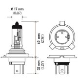 Hella Bulb H4 12V 60/55W P43t T4.625 +50 thumbnail 2