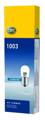 Hella Bulb 1003 12V 12W BA15s B6 thumbnail 4