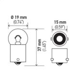 Hella Bulb 5008 12V 10W BA15s B6 thumbnail 8