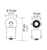 Hella Bulb 5008 12V 10W BA15s B6 thumbnail 9