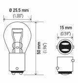 Hella Bulb 1157 12V 27/8W Ba9S S8 (2) thumbnail 6