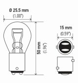Hella Bulb 1157 12V 27/8W Ba9S S8 (2) thumbnail 7