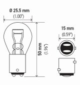 Hella Bulb 1157 12V 27/8W Ba9S S8 (2) thumbnail 8