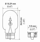 Hella Bulb 2825 12V 5W 4Cp W21X95D T325 (2) thumbnail 5