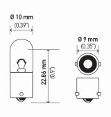 Hella Bulb 3893 12V 4W Ba9S T275 (2) thumbnail 8