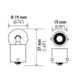 Hella Bulb 5008 12V 10W Ba15S B6 Sb thumbnail 3