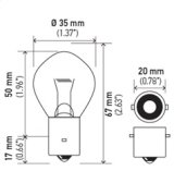 Hella Bulb 635 12V 35W Ba20S B11 F2 (MOQ 10) thumbnail 8