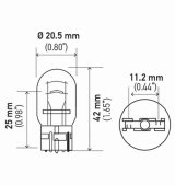Hella Bulb 7443 12V 21/5W W3X16Q T65 (2) thumbnail 6