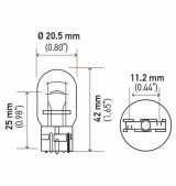 Hella Bulb 7443 12V 21/5W W3X16Q T65 (2) thumbnail 8