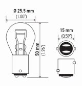 Hella Bulb 7528 12V 21/5W Bay15D S8 Sb thumbnail 8