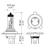 Hella Bulb 9003/Hb2 12V 60/55W P43T T46 thumbnail 6