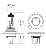 Hella Bulb 9003/Hb2 12V 60/55W P43T T46 thumbnail 8