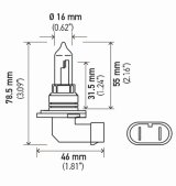 Hella Bulb 9005 12V 65W P20D T4 +50 (2) thumbnail 8