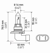 Hella Bulb 9005/Hb3 12V 65W P20D T4 (2) thumbnail 7