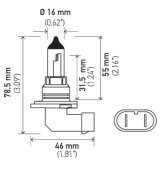 Hella Bulb 9006 12V 55W P22D T4 +50 thumbnail 8